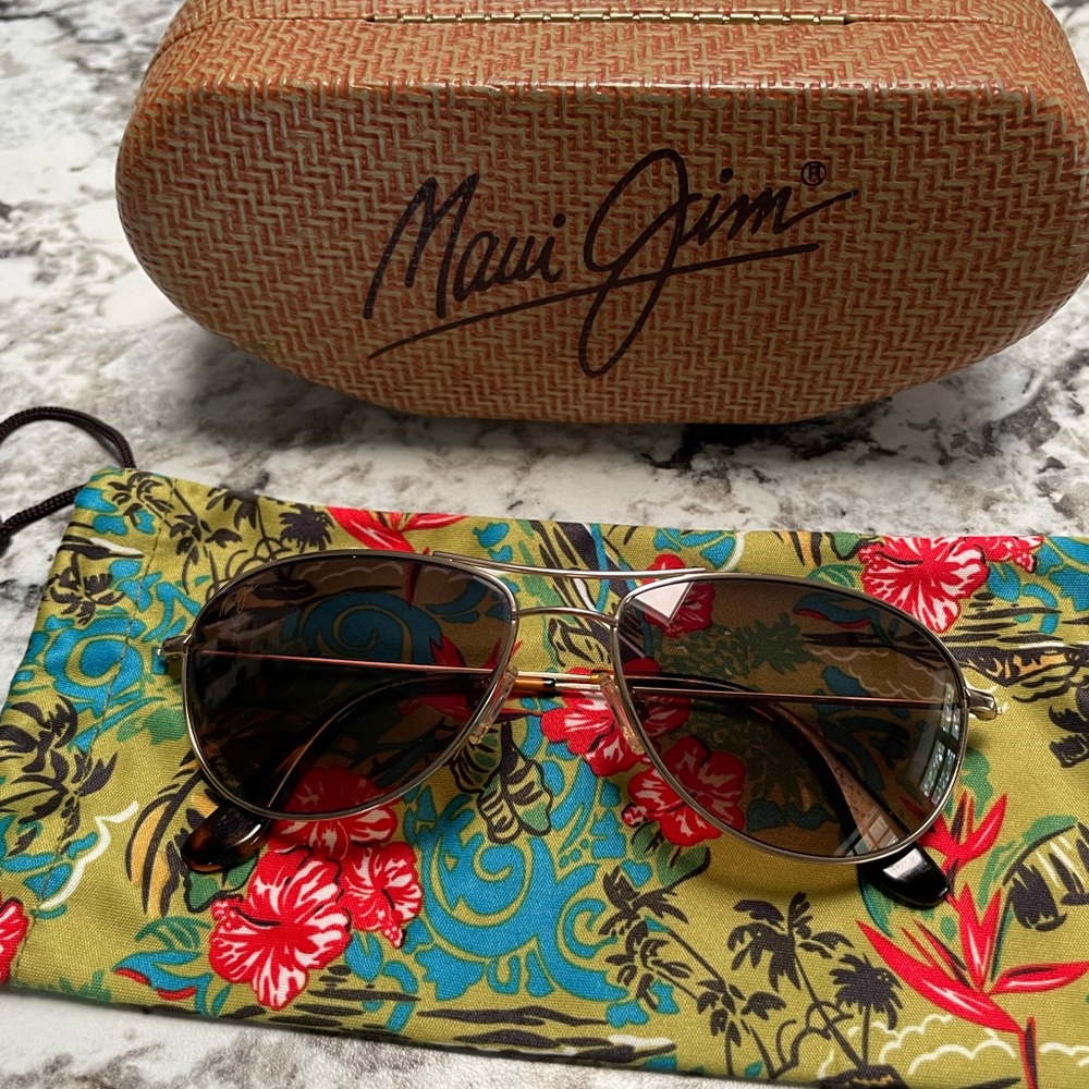 Maui Jim Baby Beach aviator sunglasses- polarized